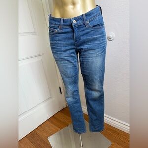 Lucky Brand Lolita Skinny Jeans in Blue with Red Patch 24